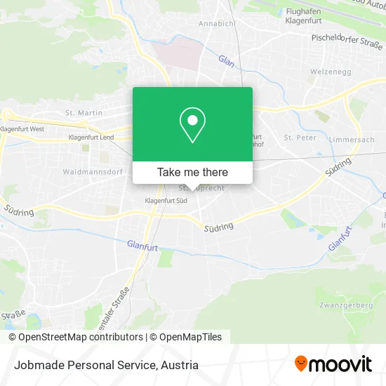 Jobmade Personal Service map