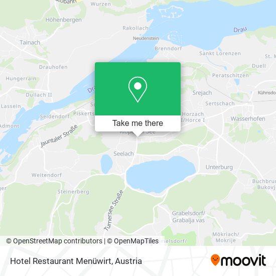 Hotel Restaurant Menüwirt map