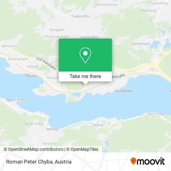 Roman Peter Chyba map