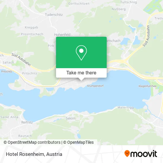 Hotel Rosenheim map