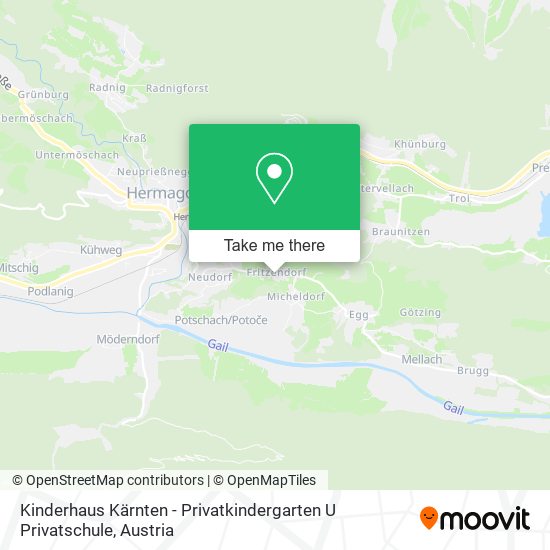 Kinderhaus Kärnten - Privatkindergarten U Privatschule map