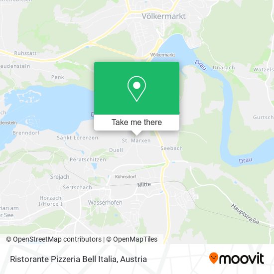 Ristorante Pizzeria Bell Italia map