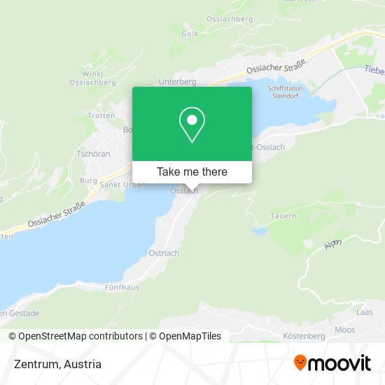 Zentrum map