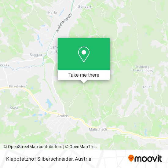 Klapotetzhof Silberschneider map