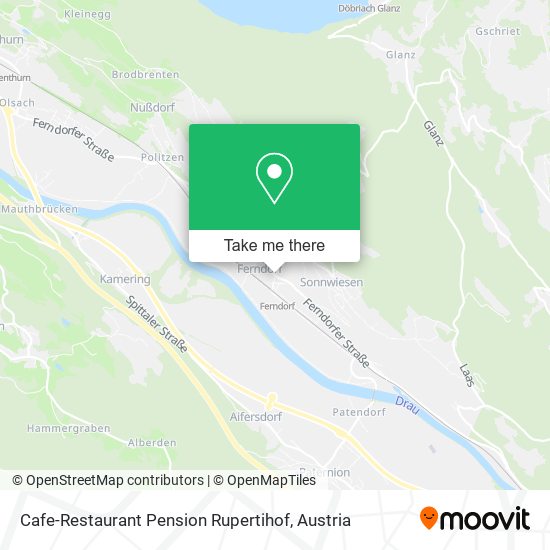 Cafe-Restaurant Pension Rupertihof map