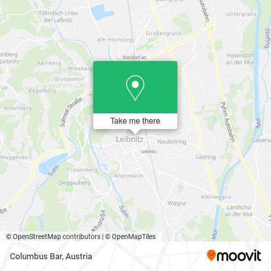 Columbus Bar map