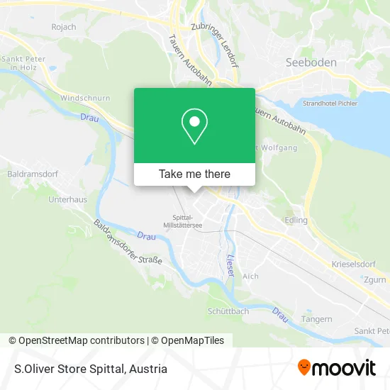 S.Oliver Store Spittal map