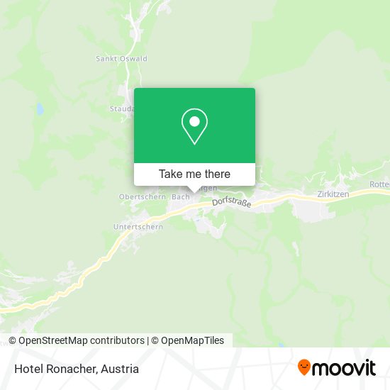 Hotel Ronacher map