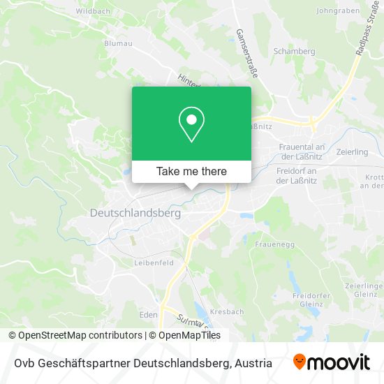 Ovb Geschäftspartner Deutschlandsberg map