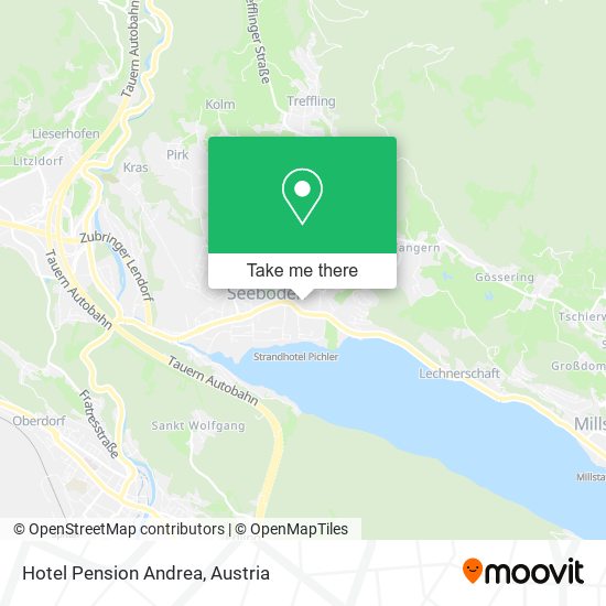 Hotel Pension Andrea map