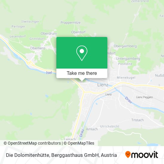 Die Dolomitenhütte, Berggasthaus GmbH map