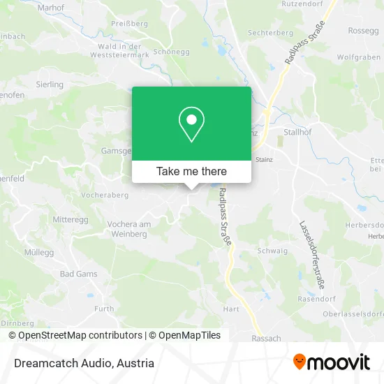 Dreamcatch Audio map