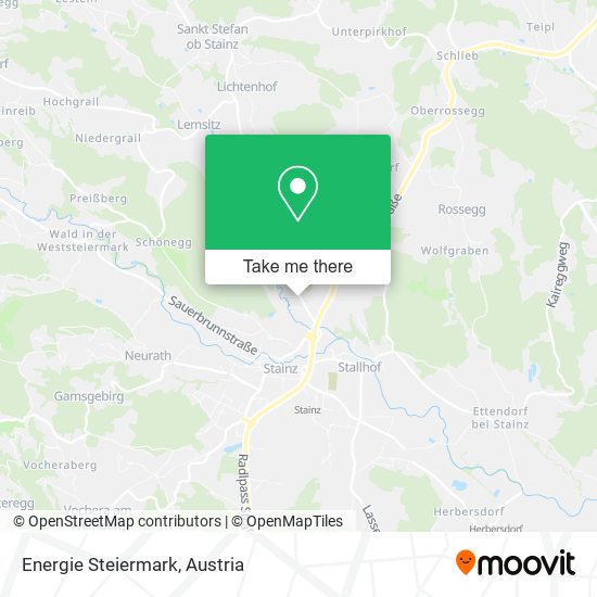 Energie Steiermark map