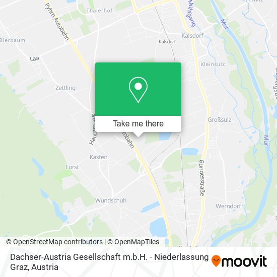 Dachser-Austria Gesellschaft m.b.H. - Niederlassung Graz map