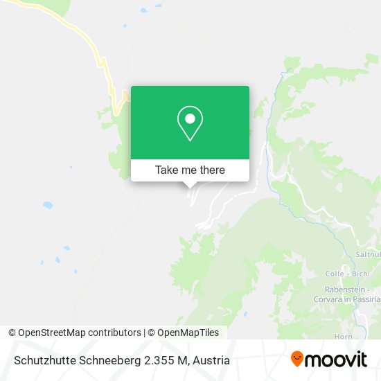 Schutzhutte Schneeberg 2.355 M map