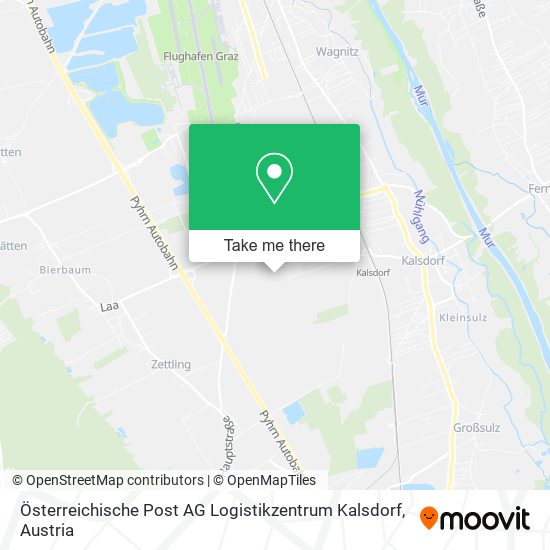 Österreichische Post AG Logistikzentrum Kalsdorf map