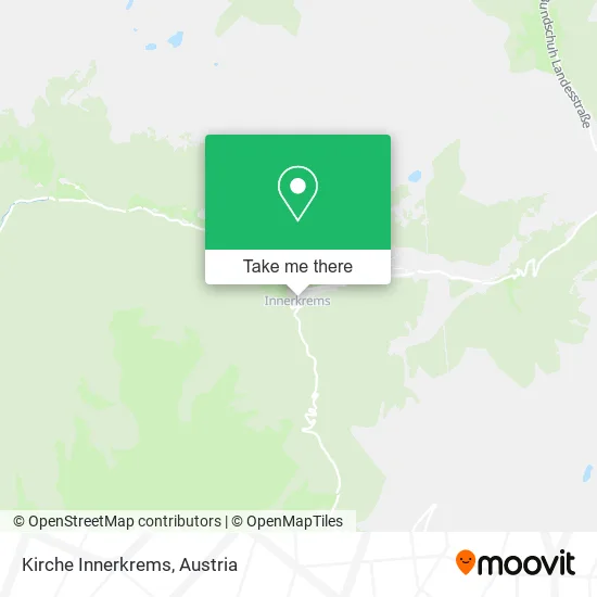 Kirche Innerkrems map