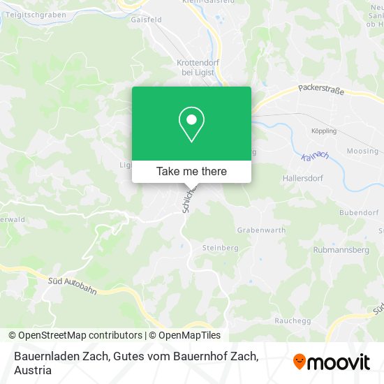 Bauernladen Zach, Gutes vom Bauernhof Zach map