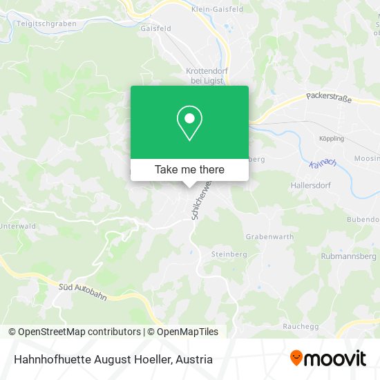 Hahnhofhuette August Hoeller map