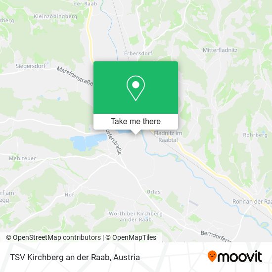 TSV Kirchberg an der Raab map
