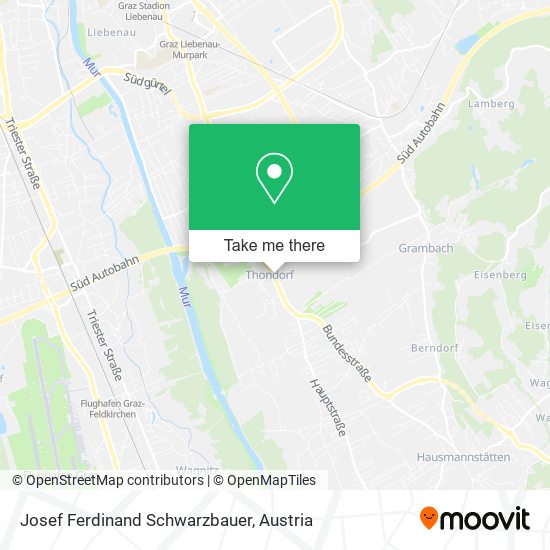 Josef Ferdinand Schwarzbauer map