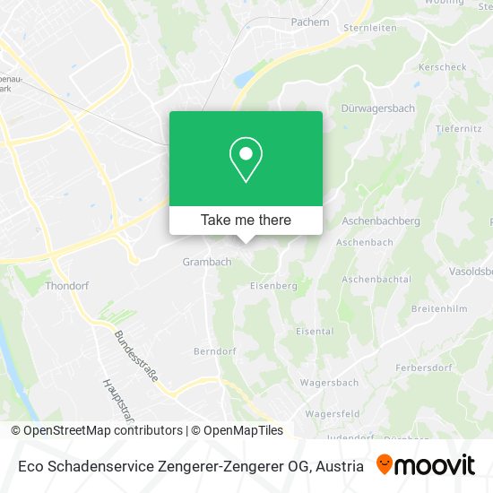 Eco Schadenservice Zengerer-Zengerer OG map