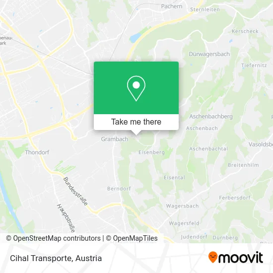 Cihal Transporte map