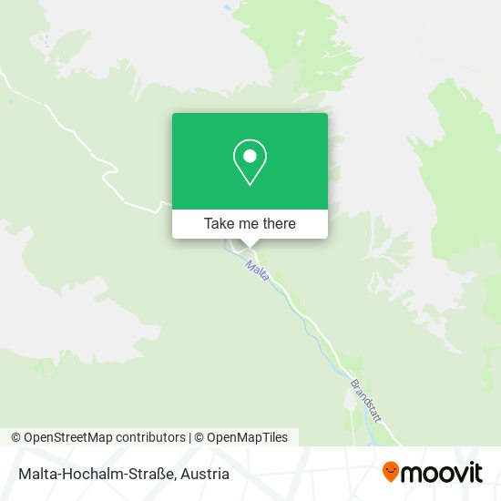 Malta-Hochalm-Straße map