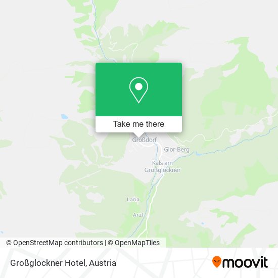 Großglockner Hotel map