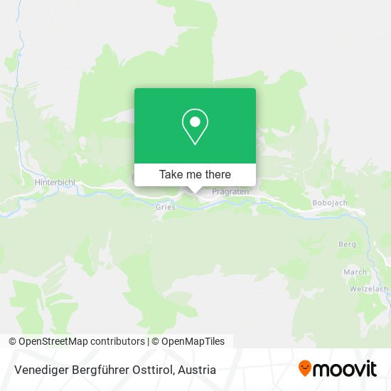 Venediger Bergführer Osttirol map
