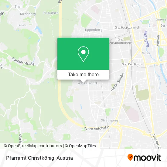 Pfarramt Christkönig map