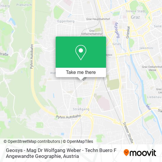Geosys - Mag Dr Wolfgang Weber - Techn Buero F Angewandte Geographie map