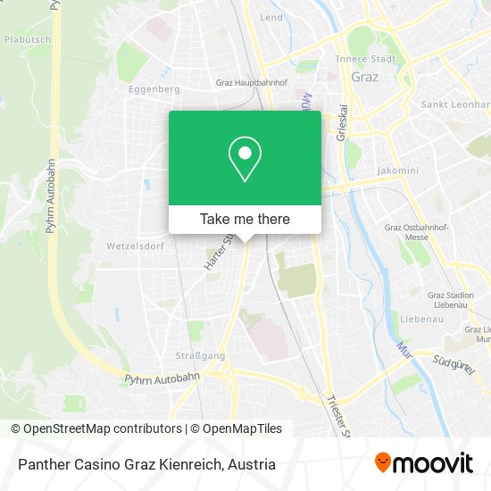 Panther Casino Graz Kienreich map