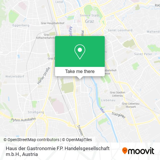Haus der Gastronomie F.P. Handelsgesellschaft m.b.H. map