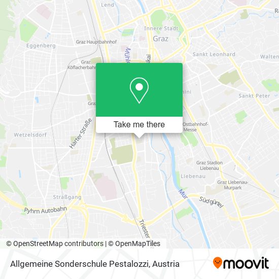 Allgemeine Sonderschule Pestalozzi map
