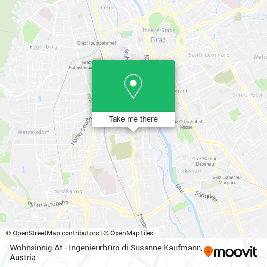 Wohnsinnig.At - Ingenieurbüro di Susanne Kaufmann map