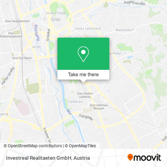 Investreal Realitaeten GmbH map
