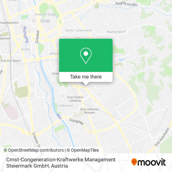 Cmst-Congeneration-Kraftwerke Management Steiermark GmbH map