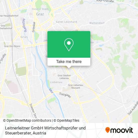 Leitnerleitner GmbH Wirtschaftsprüfer und Steuerberater map