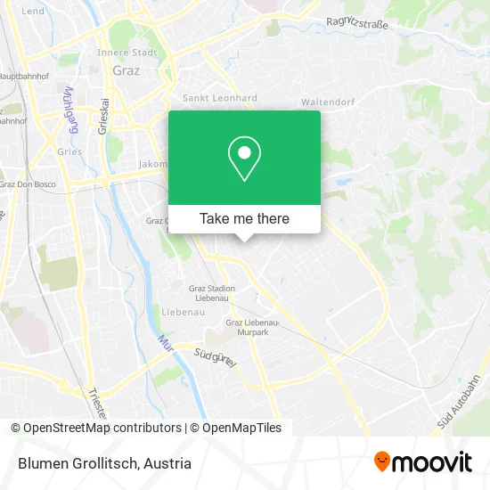 Blumen Grollitsch map