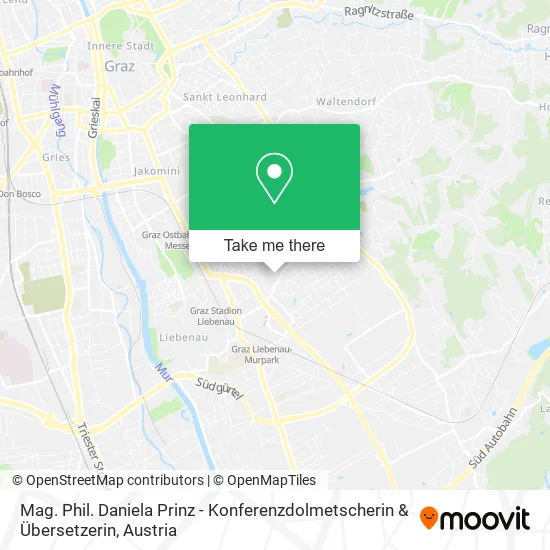 Mag. Phil. Daniela Prinz - Konferenzdolmetscherin & Übersetzerin map