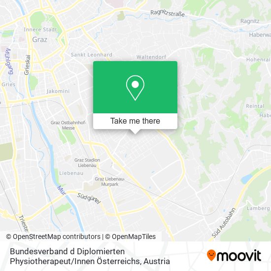 Bundesverband d Diplomierten Physiotherapeut / Innen Österreichs map