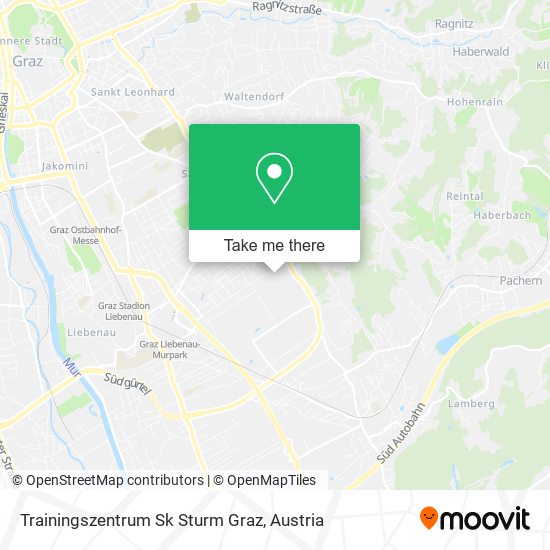 Trainingszentrum Sk Sturm Graz map