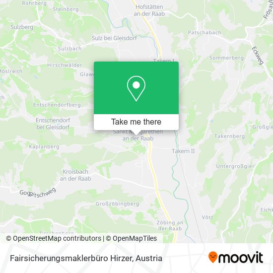 Fairsicherungsmaklerbüro Hirzer map