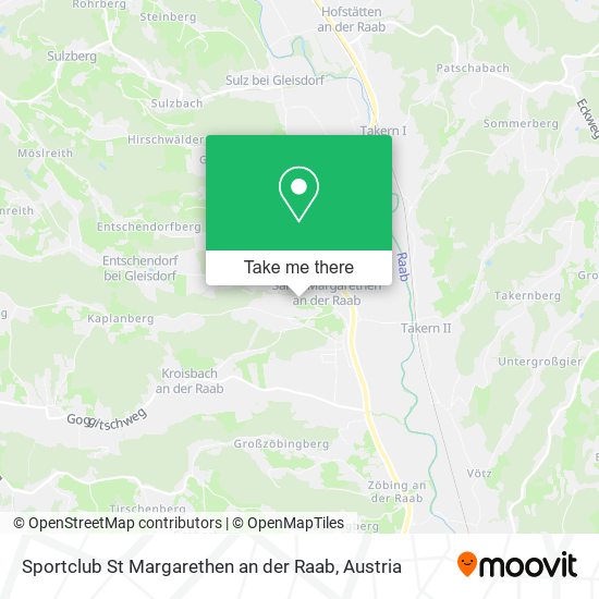 Sportclub St Margarethen an der Raab map