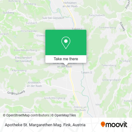 Apotheke St. Margarethen Mag. Fink map