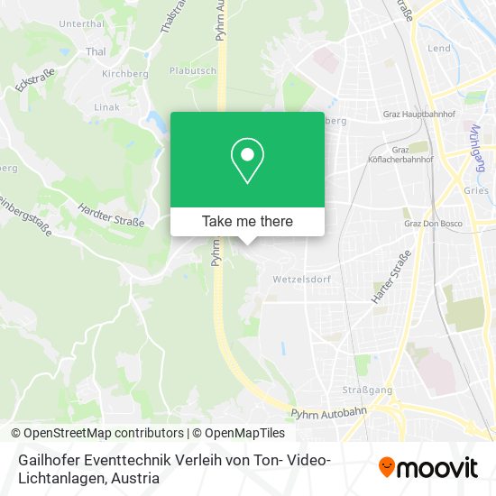 Gailhofer Eventtechnik Verleih von Ton- Video-Lichtanlagen map