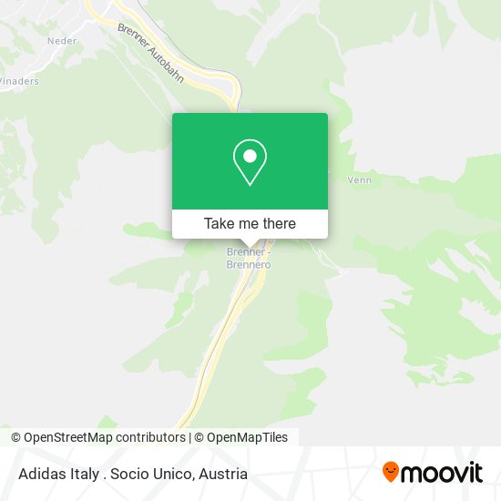 Adidas Italy . Socio Unico map