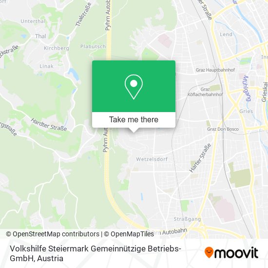 Volkshilfe Steiermark Gemeinnützige Betriebs-GmbH map