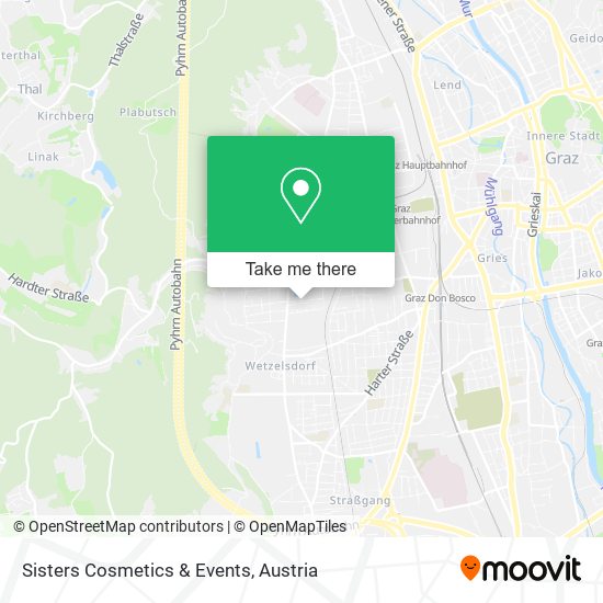 Sisters Cosmetics & Events map